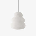Rice Paper Swag Pendant Light – Handcrafted Mulberry Paper Hanging Lamp
