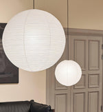 Handmade Mulberry Paper Pendant Light – Mid-Century Modern Washi Shade