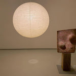 Handmade Mulberry Paper Pendant Light – Mid-Century Modern Washi Shade