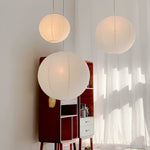 Handmade Mulberry Paper Pendant Light – Mid-Century Modern Washi Shade