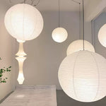 Akari A Round Swag Light