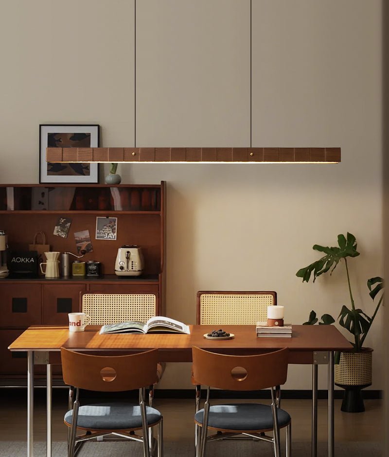 Rillwood Beam Linear LED Pendant Light for Kitchen Island and Dining Room