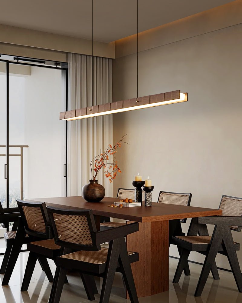 Rillwood Beam Linear LED Pendant Light for Kitchen Island and Dining Room