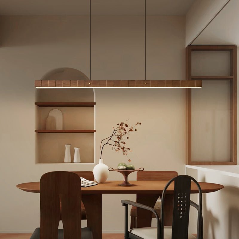 Rillwood Beam Linear LED Pendant Light for Kitchen Island and Dining Room