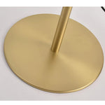 Lino Arc Table Lamp – Sculptural Brass & Fabric Designer Lamp for Modern Interiors