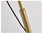 Lino Arc Table Lamp – Sculptural Brass & Fabric Designer Lamp for Modern Interiors