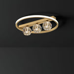 Ring Crystal Ball Ceiling Lamp
