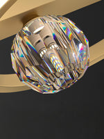 Ring Crystal Ball Ceiling Lamp