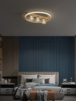 Ring Crystal Ball Ceiling Lamp