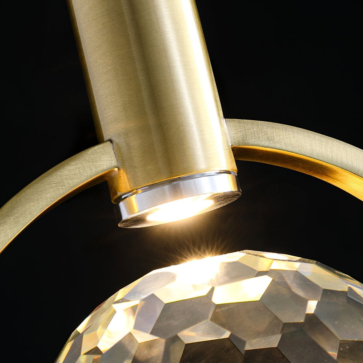Ring Crystal Pendant Light