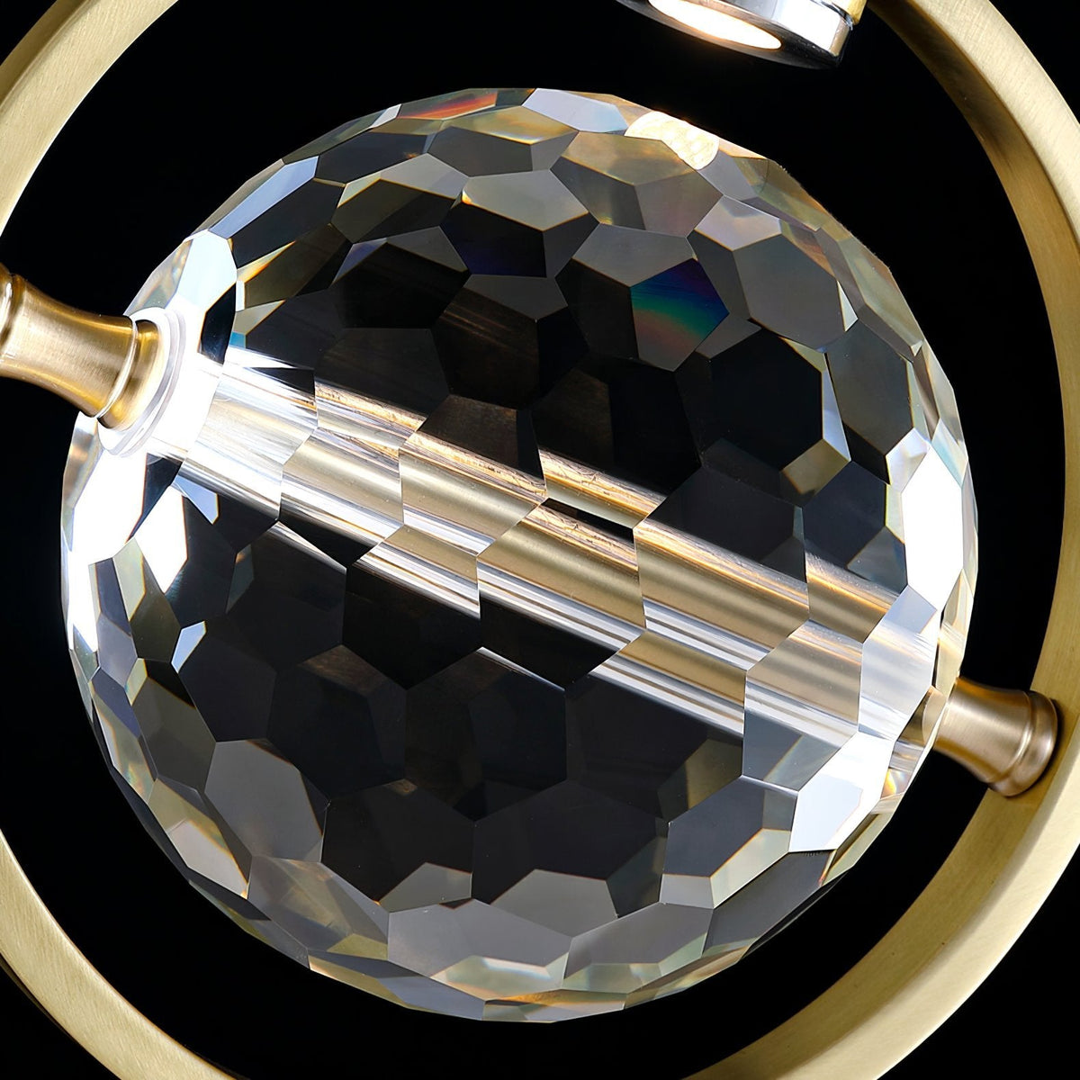 Ring Crystal Pendant Light