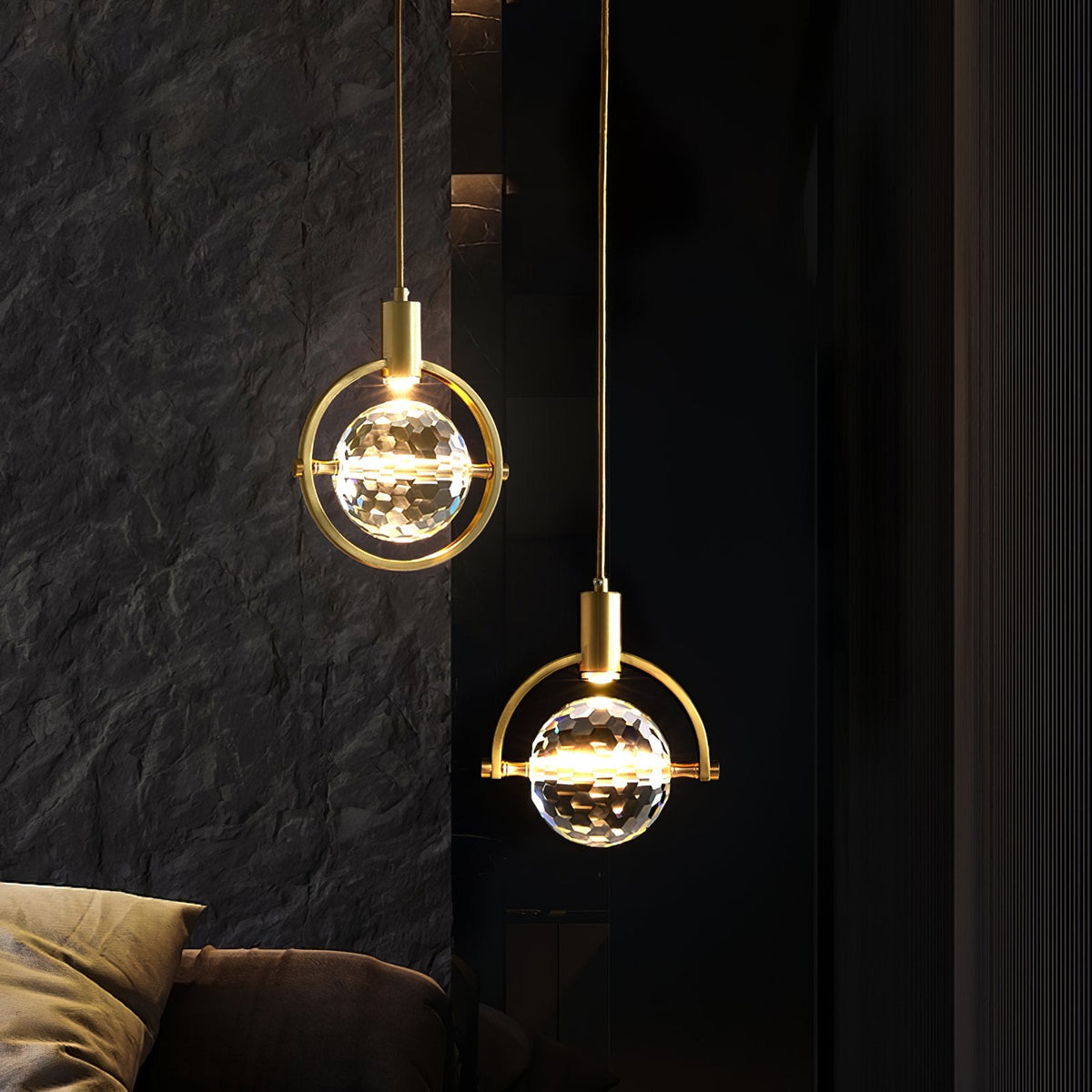 Ring Crystal Pendant Light