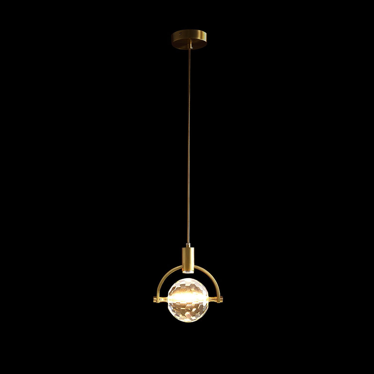 Ring Crystal Pendant Light
