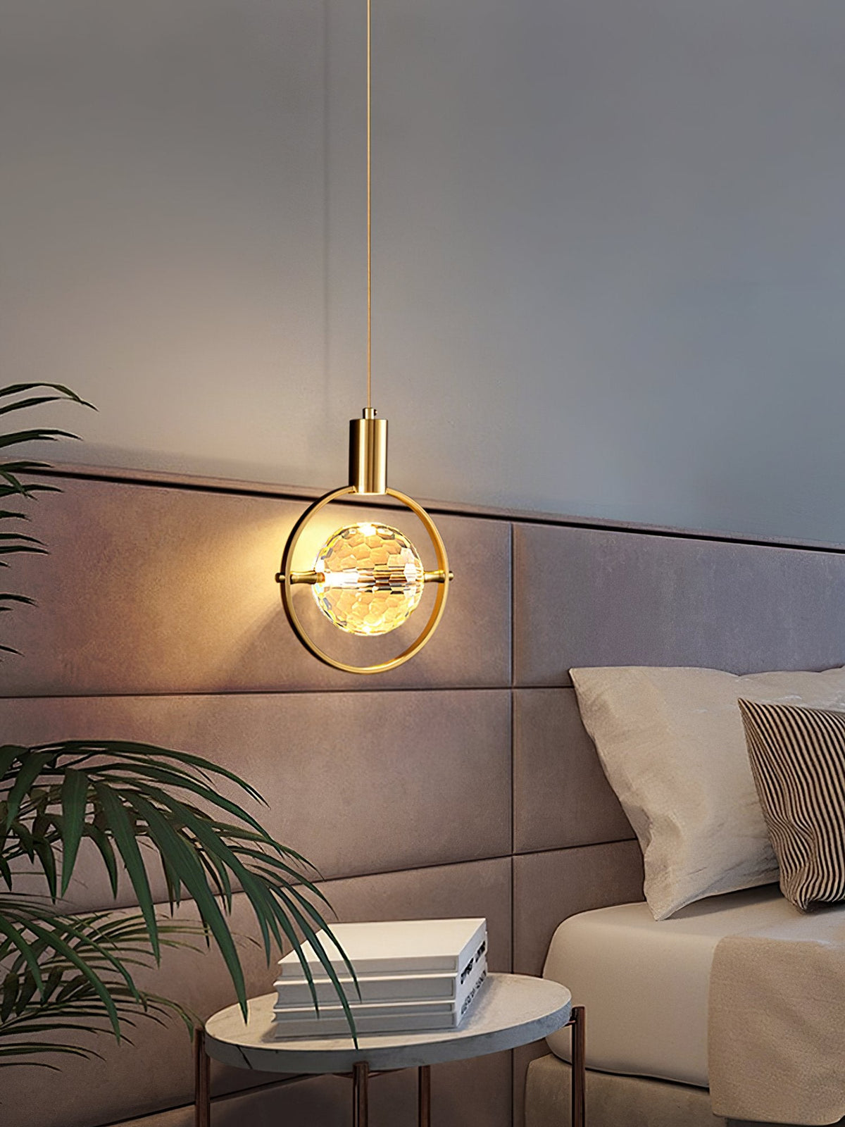 Ring Crystal Pendant Light