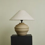 Ripple Clay Table Lamp – Sculptural Ceramic Accent Light for Modern Interiors