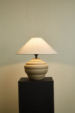 Ripple Clay Table Lamp – Sculptural Ceramic Accent Light for Modern Interiors