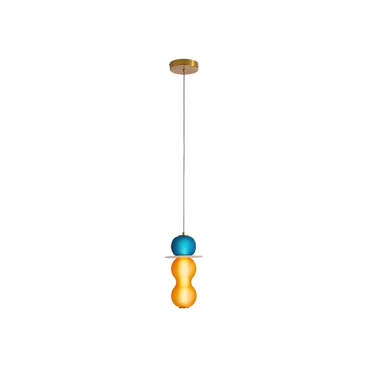 Ripple Glass Pendant Light – Modern LED Hanging Lamp for Dining Room & Living Room