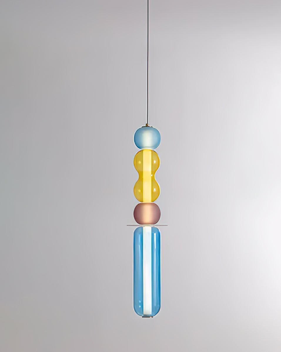 Ripple Glass Pendant Light – Modern LED Hanging Lamp for Dining Room & Living Room