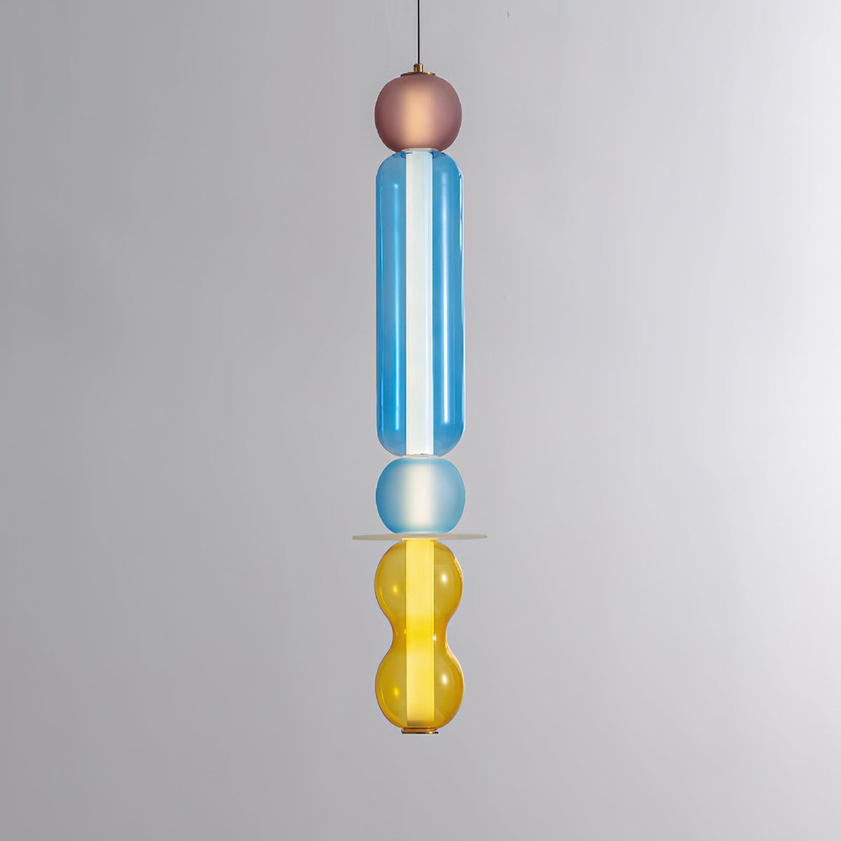 Ripple Glass Pendant Light – Modern LED Hanging Lamp for Dining Room & Living Room