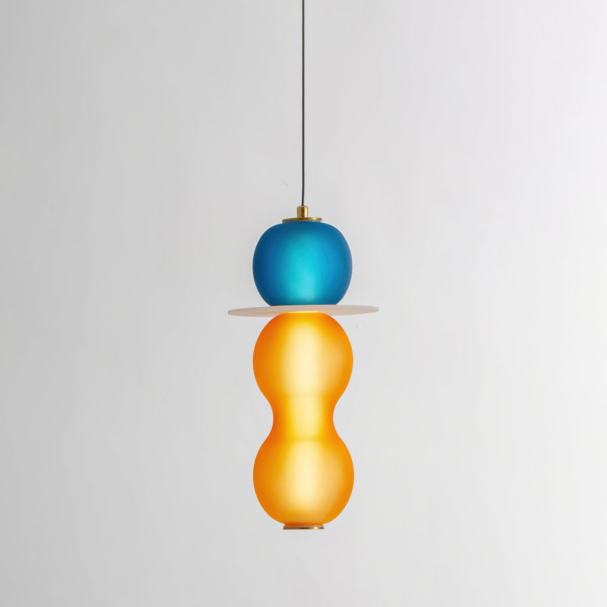 Ripple Glass Pendant Light – Modern LED Hanging Lamp for Dining Room & Living Room