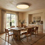 Riva Travertine LED Ceiling Light – Modern Flush Mount for Living Room & Bedroom