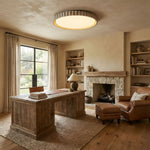 Riva Travertine LED Ceiling Light – Modern Flush Mount for Living Room & Bedroom