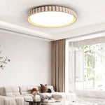 Riva Travertine LED Ceiling Light – Modern Flush Mount for Living Room & Bedroom