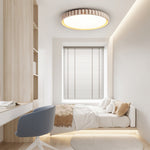 Riva Travertine LED Ceiling Light – Modern Flush Mount for Living Room & Bedroom