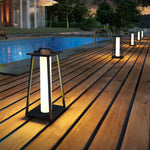 Roam Portable Outdoor Floor Lamp in Stainless Steel, IP65 Rated