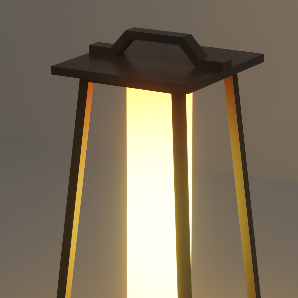 Roam Portable Outdoor Floor Lamp in Stainless Steel, IP65 Rated