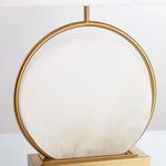 Roma White Marble Table Lamp