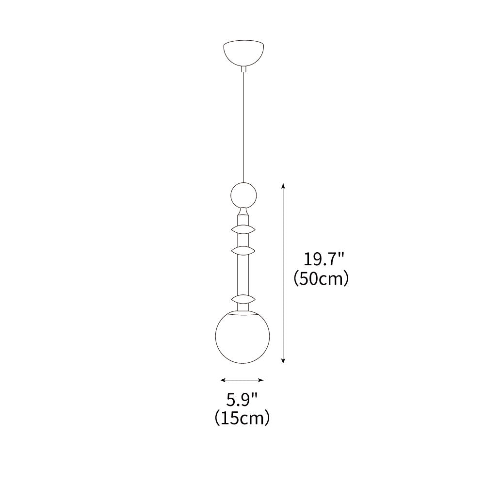 roman-column-pendant-light