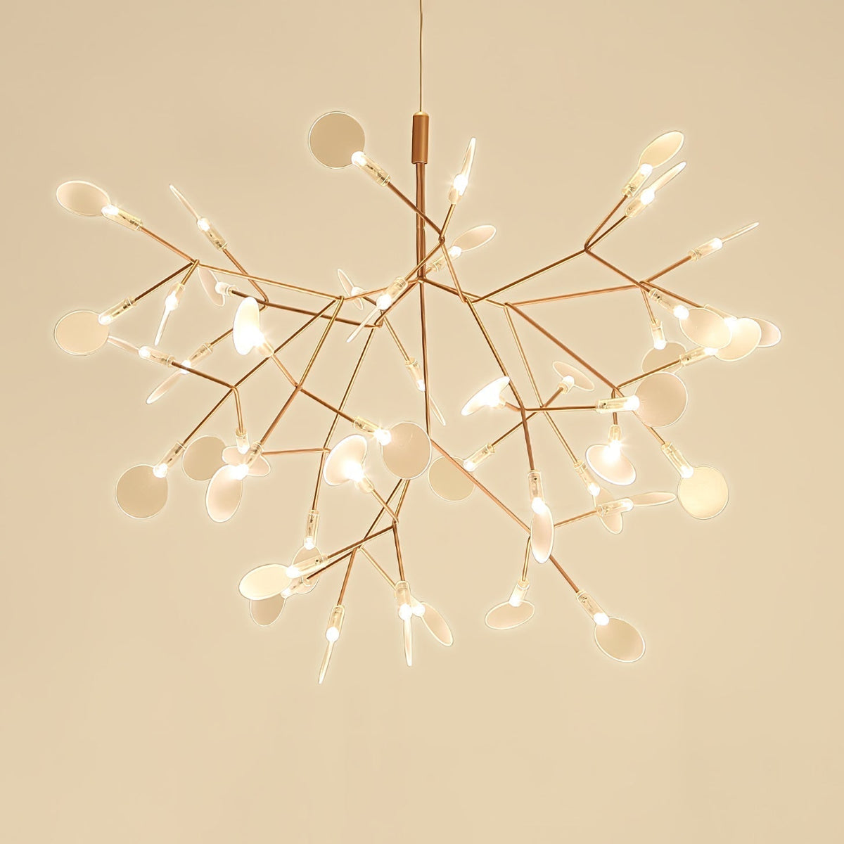 Rose Gold Firefly Led Chandelier