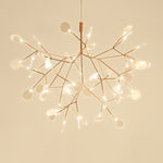 Rose Gold Firefly Led Chandelier