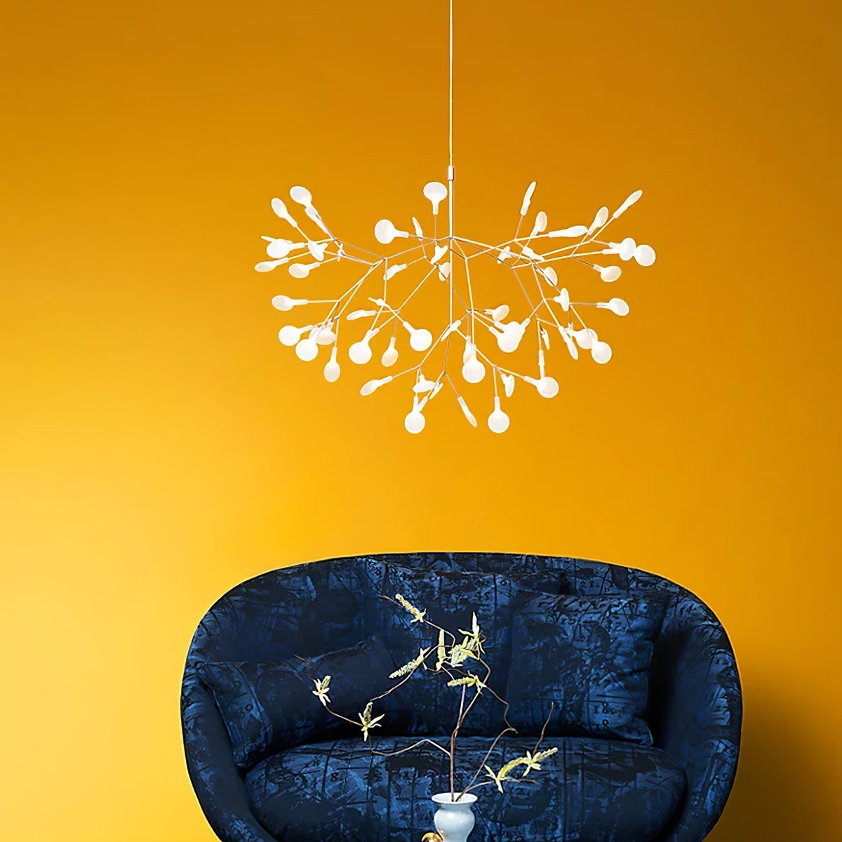 Rose Gold Firefly Led Chandelier