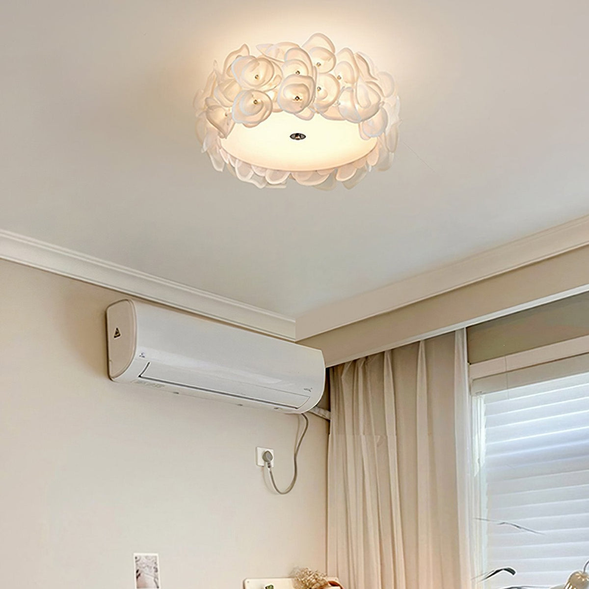 Rose Hydrangea Ceiling Lamp
