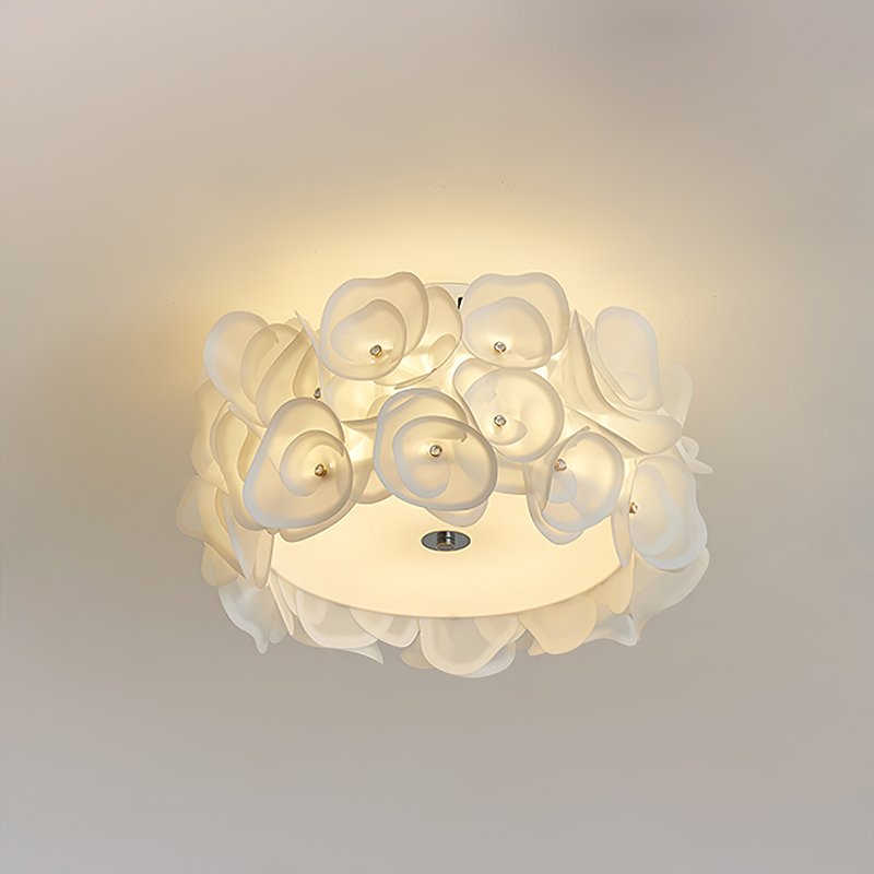 Rose Hydrangea Ceiling Lamp
