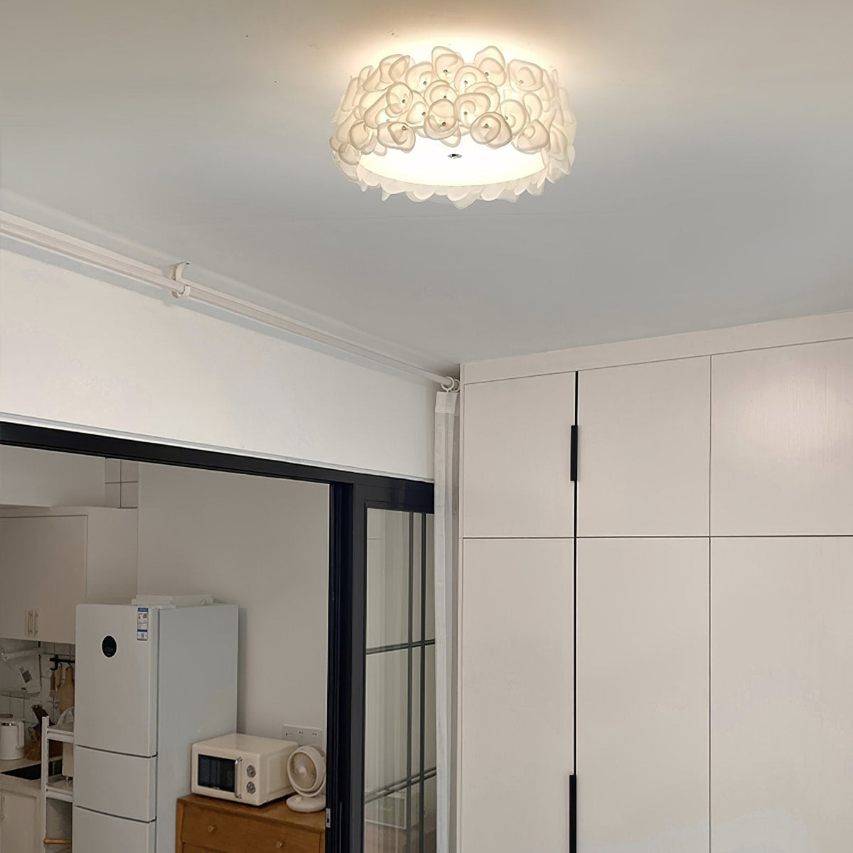 Rose Hydrangea Ceiling Lamp