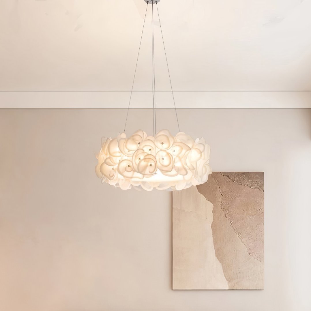 Rose Hydrangea Chandelier