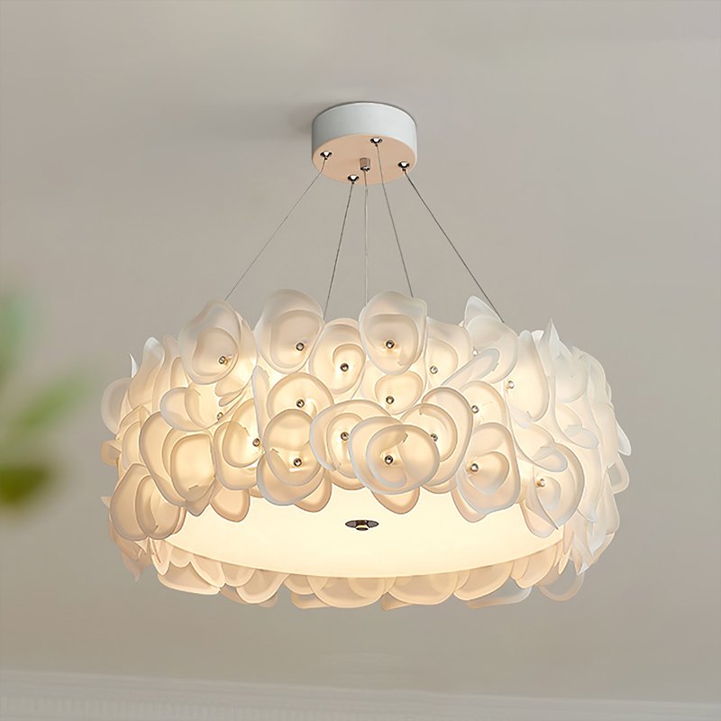 Rose Hydrangea Chandelier