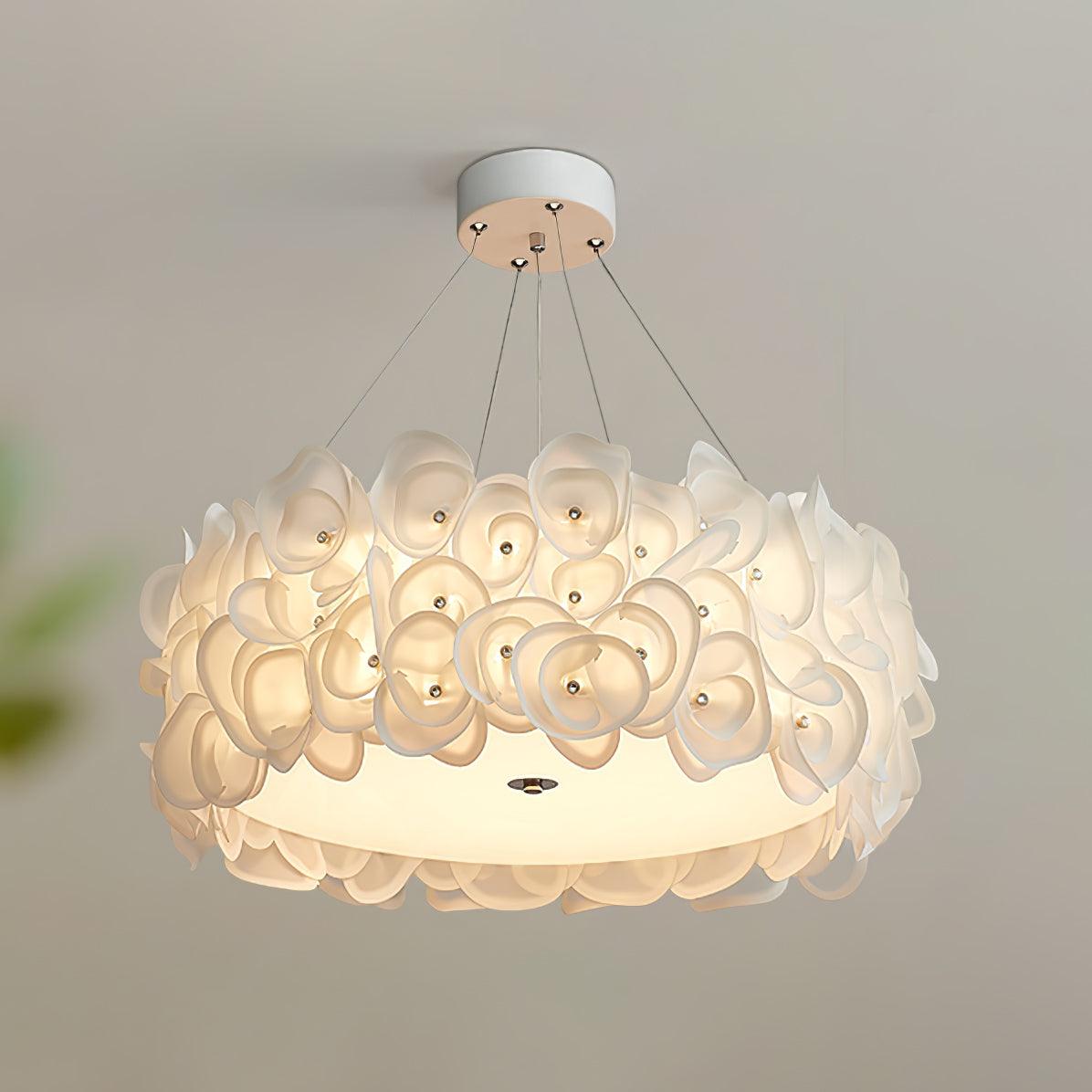 Rose Hydrangea Chandelier
