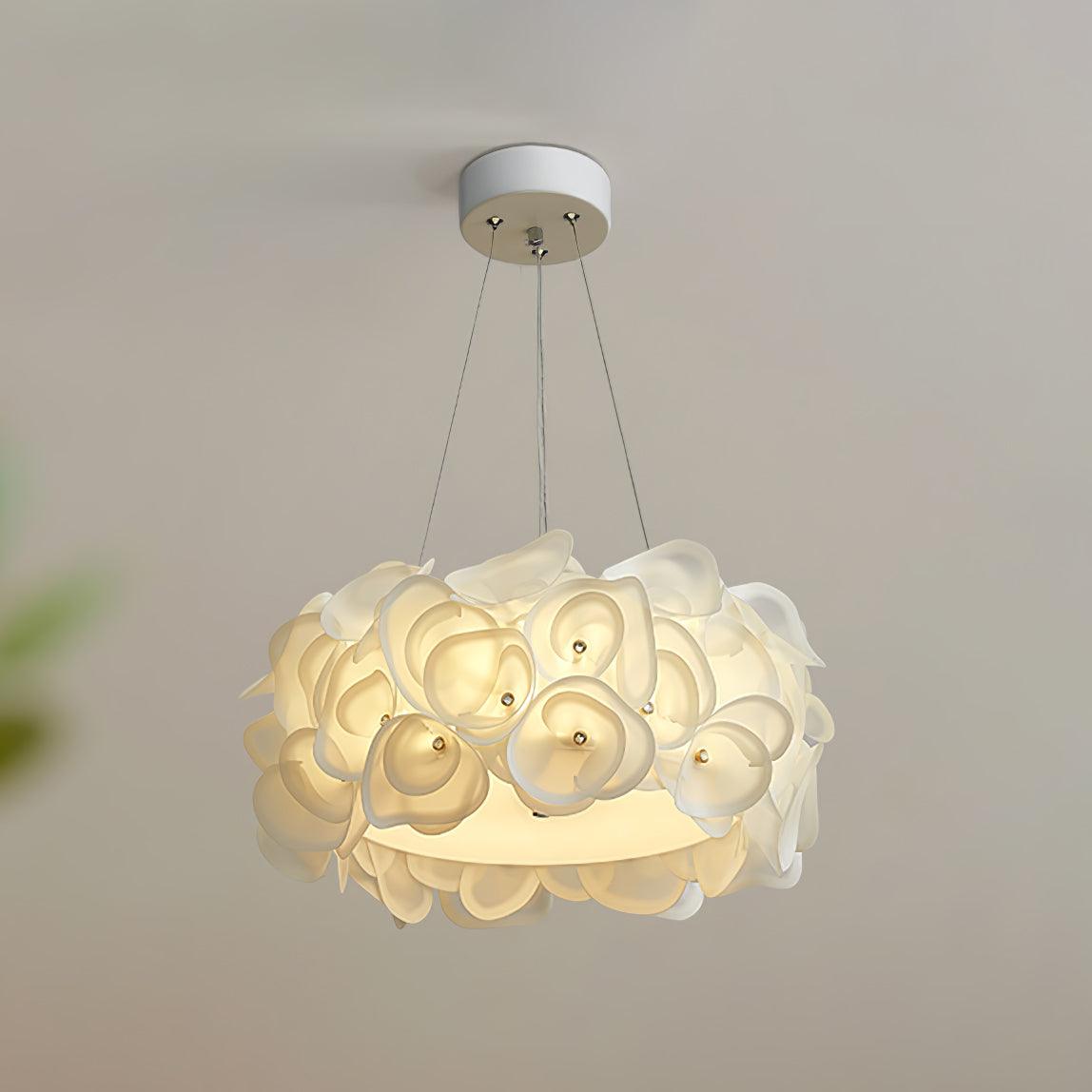 Rose Hydrangea Chandelier