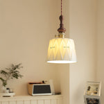 Roselind Hand-Painted Ceramic Pendant Light for Dining & Living Spaces