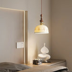 Roselind Hand-Painted Ceramic Pendant Light for Dining & Living Spaces