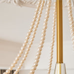 Rosemarie Bloom Chandelier – Hand-Blown Glass & Pearl Luxury Pendant Light