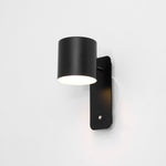 Cylinder Rechargeable Wall Sconce with 350° Rotation and Touch Dimmer