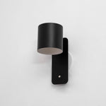 Cylinder Rechargeable Wall Sconce with 350° Rotation and Touch Dimmer