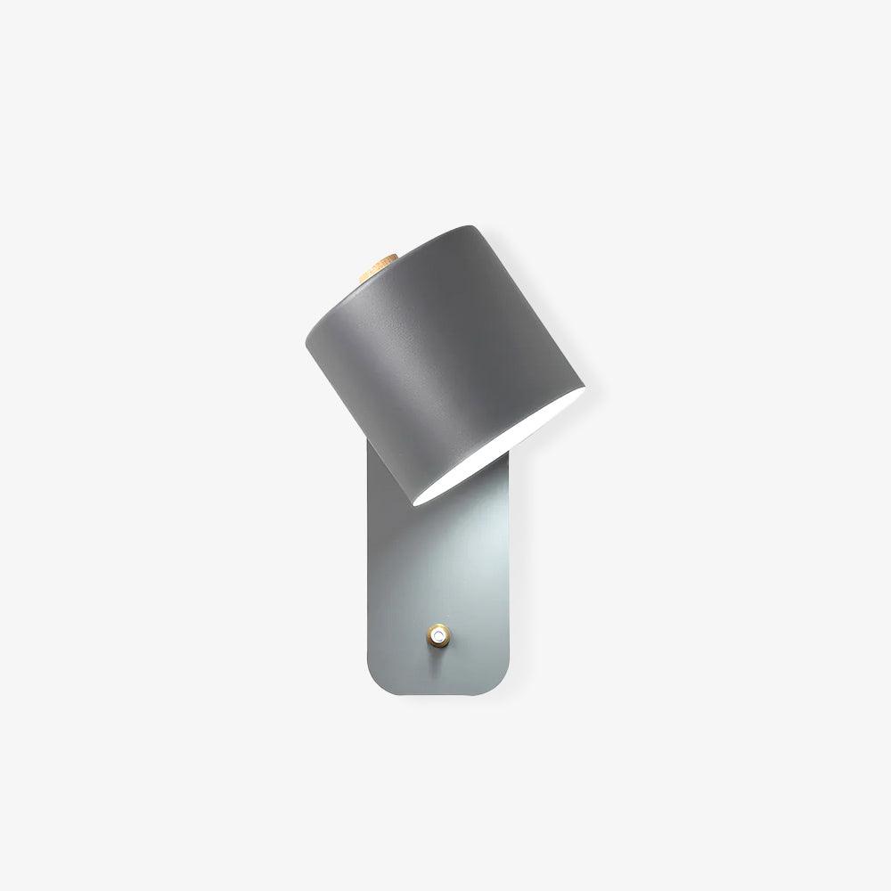 Rotatable Cylinder Plug In Wall Lamp