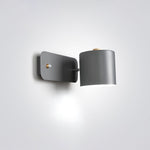 Rotatable Cylinder Plug In Wall Lamp
