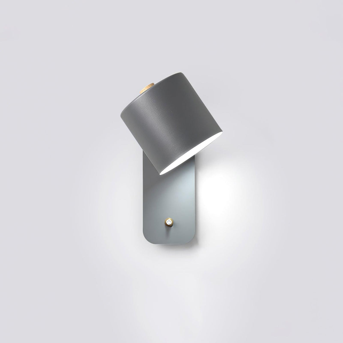Rotatable Cylinder Plug In Wall Lamp